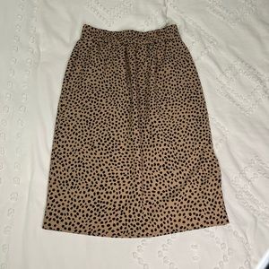 J. Crew Pull On skirt with slit on the side